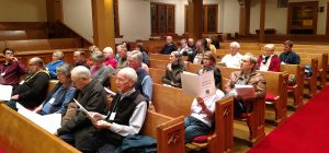 AGO members listen to presentation on new hymns
