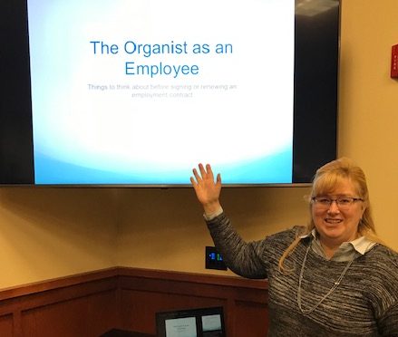 February Meeting:  The Organist as an Employee