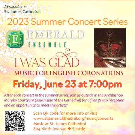 Summer Concert Series: Emerald Ensemble – I Was Glad