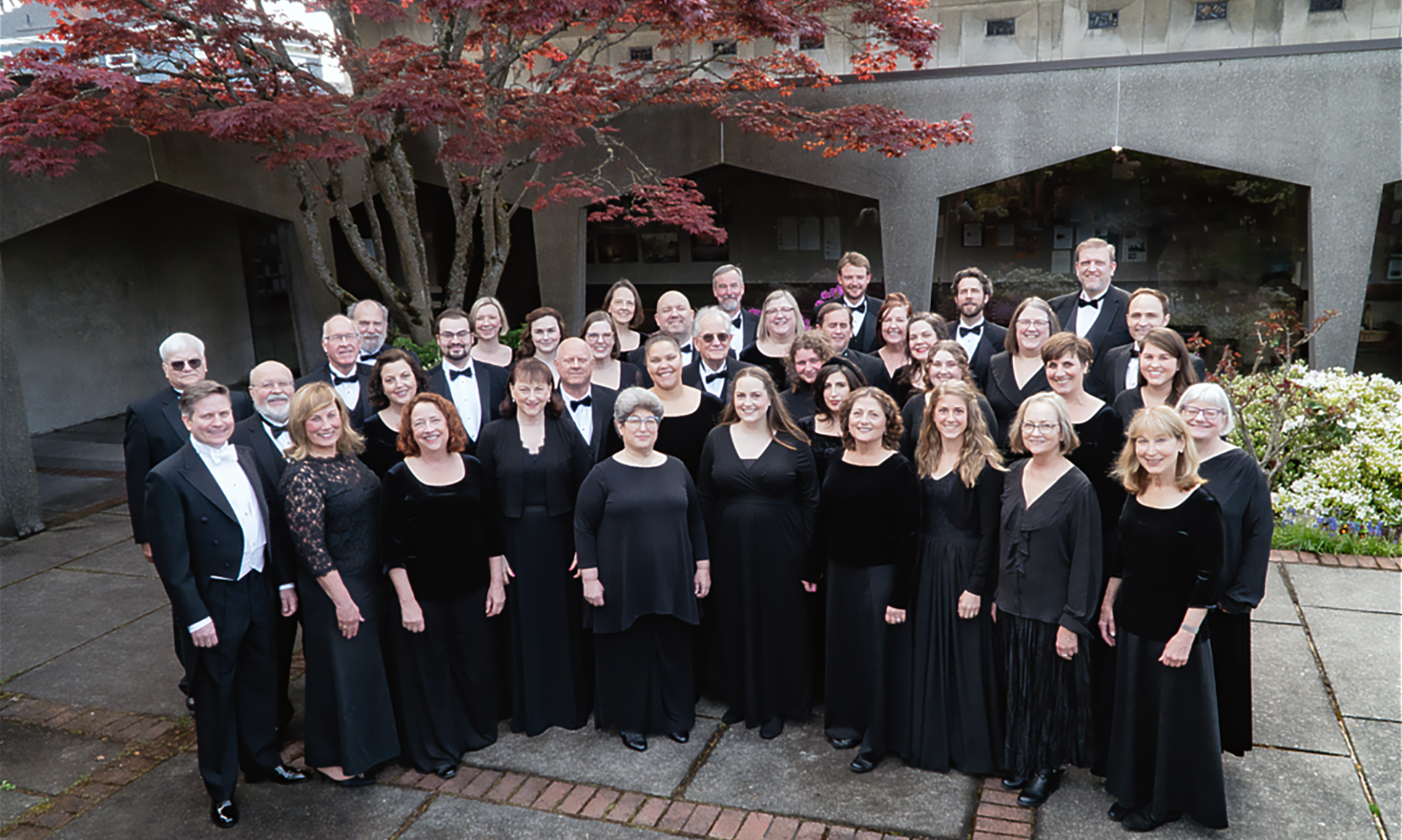 Group of people in formal attire