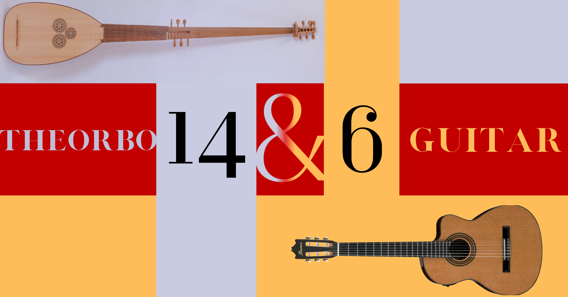14 and 6 - Theorbo and classical guitar